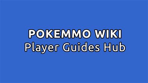 pokemmo hub|PokeMMO.
